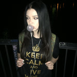 KEEP CALM SHIRT BLACK