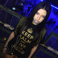 KEEP CALM SHIRT BLACK