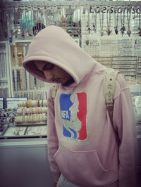 NATIONAL FREAK ASSOCIATION HOODIE PINK