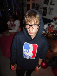 NATIONAL FREAK ASSOCIATION HOODIE DARK NAVY