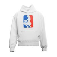 NATIONAL FREAK ASSOCIATION HOODIE WHITE