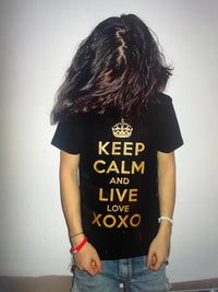 KEEP CALM SHIRT BLACK