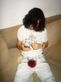 KEEP CALM SHIRT WHITE