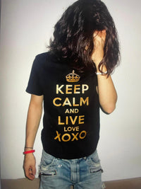 KEEP CALM SHIRT BLACK