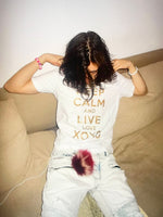 KEEP CALM SHIRT WHITE