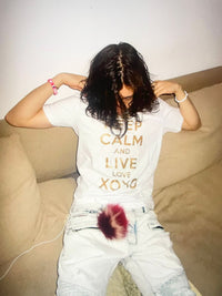 KEEP CALM SHIRT WHITE