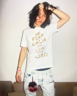 KEEP CALM SHIRT WHITE